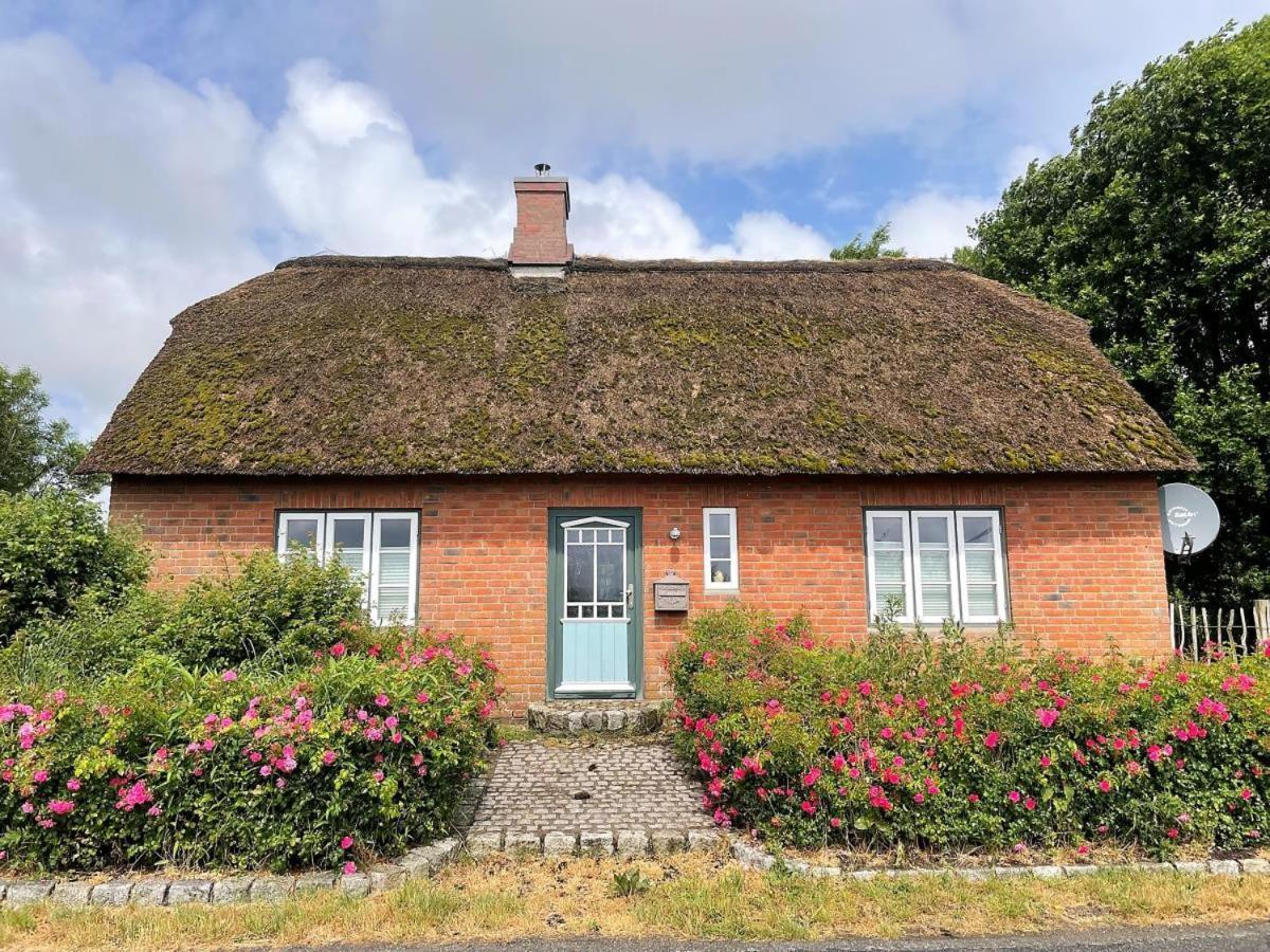 Das Puppenhaus, Reetdach, Sauna, Kamin, Eingezaeunt, Badewanne, Haustiere Willkommen Emmelsbüll-Horsbüll Exteriör bild