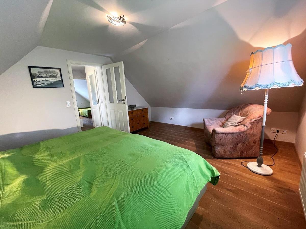 Das Puppenhaus, Reetdach, Sauna, Kamin, Eingezaeunt, Badewanne, Haustiere Willkommen Emmelsbüll-Horsbüll Exteriör bild