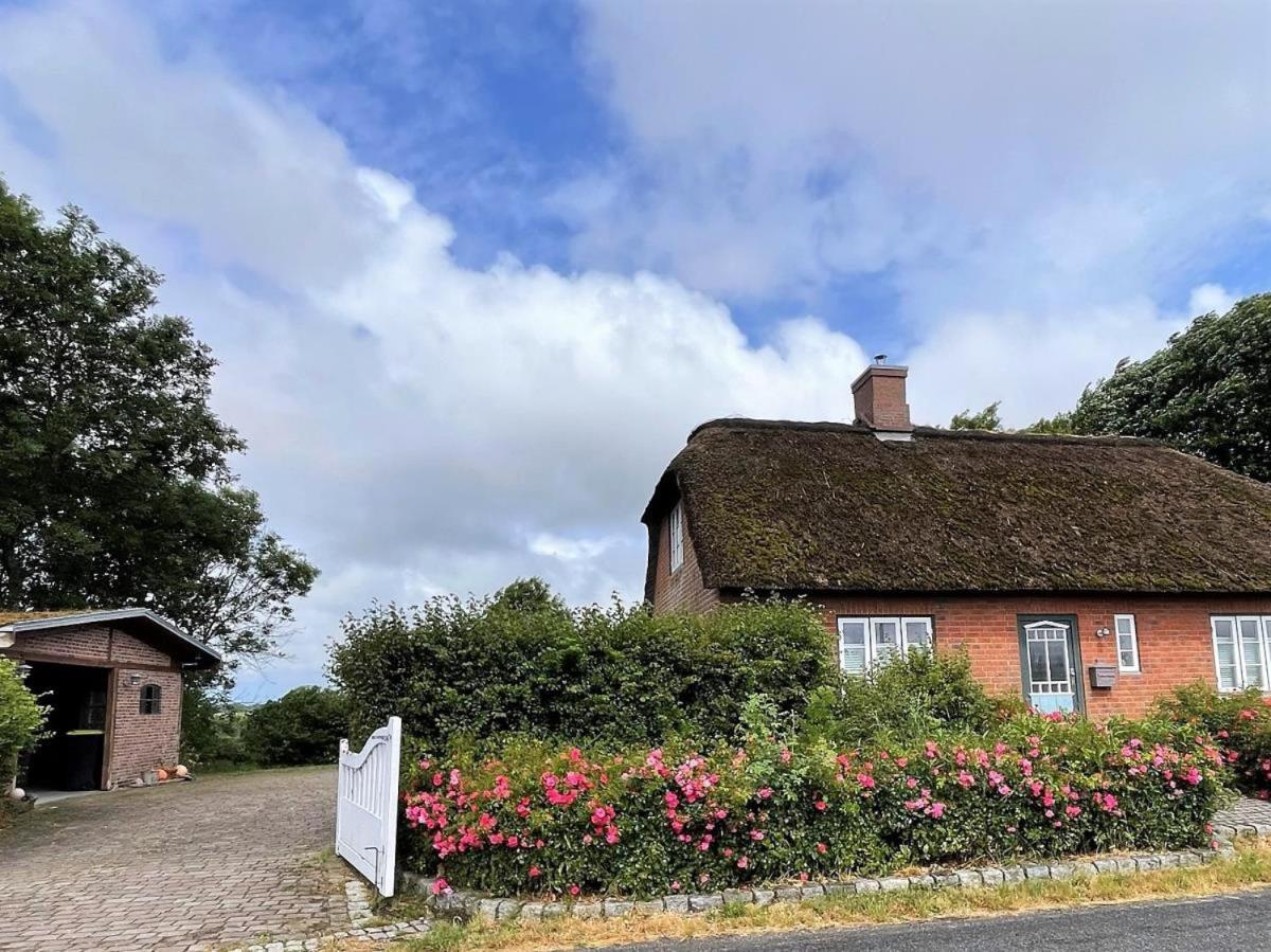 Das Puppenhaus, Reetdach, Sauna, Kamin, Eingezaeunt, Badewanne, Haustiere Willkommen Emmelsbüll-Horsbüll Exteriör bild
